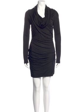 Alexander Wang, blk, cowl neck mini dress, size M/ US 8